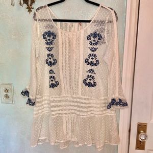 Free People Women’s Boho Top shirt blouse